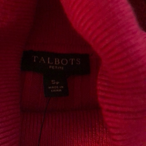 Talbots fuchsia sweater. - Picture 4 of 5